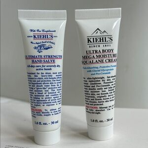 Kiehl's Ultimate Strength Hand Salve and Ultra Body Cream Duo